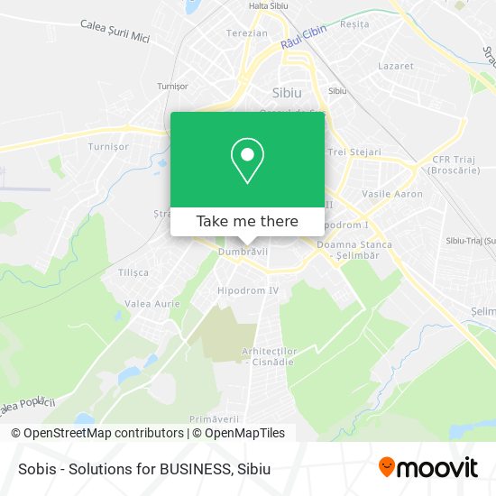 Sobis - Solutions for BUSINESS map