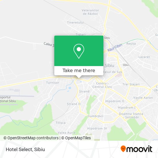 Hotel Select map