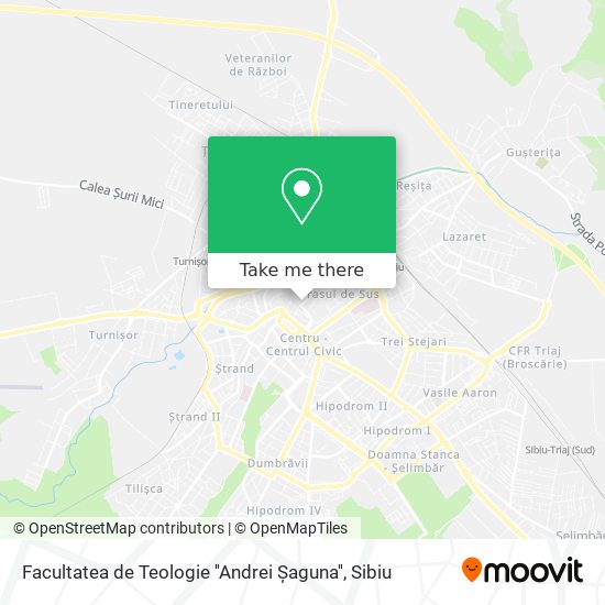 Facultatea de Teologie ''Andrei Șaguna'' map