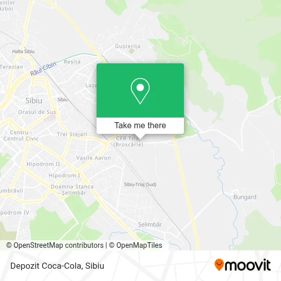 Depozit Coca-Cola map