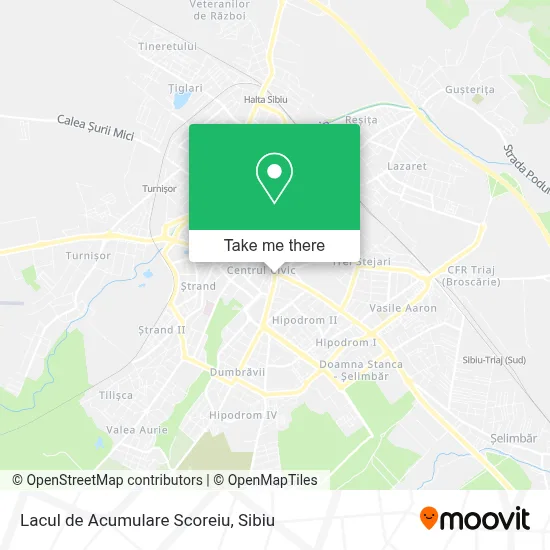 Lacul de Acumulare Scoreiu map