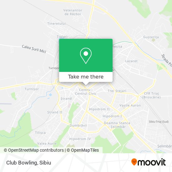 Club Bowling map