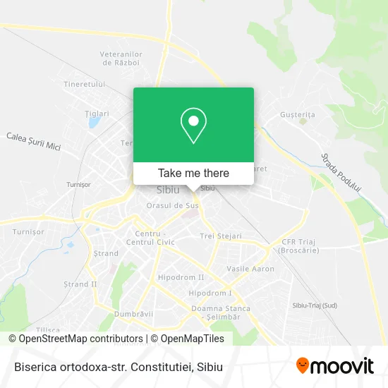 Biserica ortodoxa-str. Constitutiei map