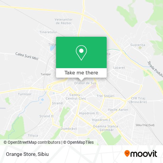 Orange Store map