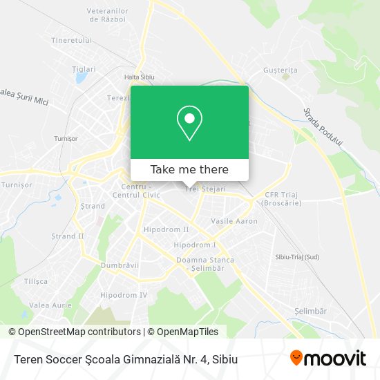 Teren Soccer Şcoala Gimnazială Nr. 4 map