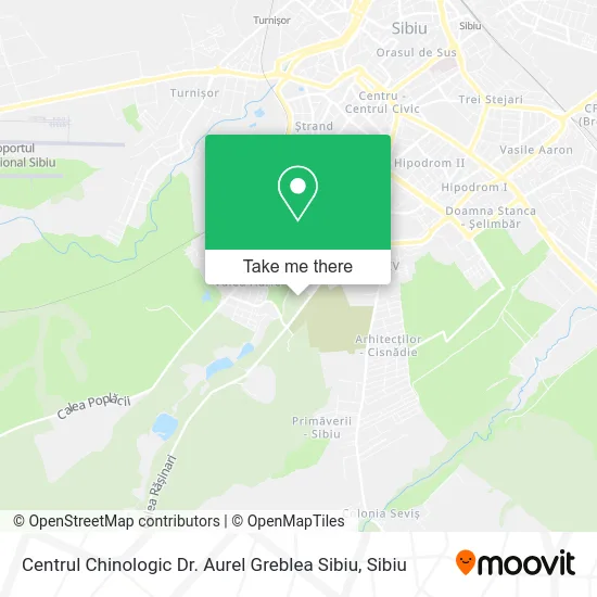 Centrul Chinologic  Dr. Aurel Greblea  Sibiu map