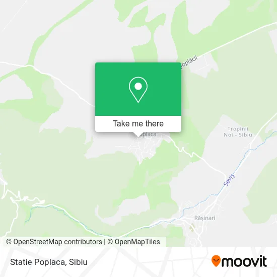 Statie Poplaca map