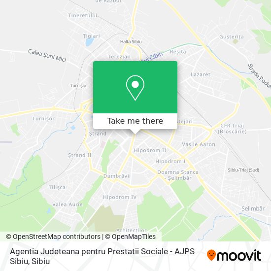 Agentia Judeteana pentru Prestatii Sociale - AJPS Sibiu map