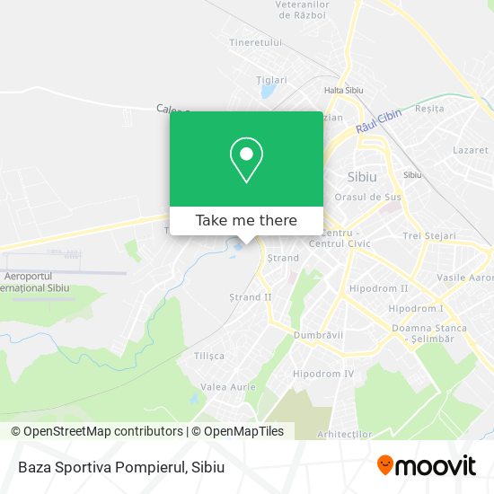 Baza Sportiva  Pompierul map