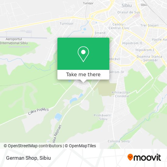 German Shop map