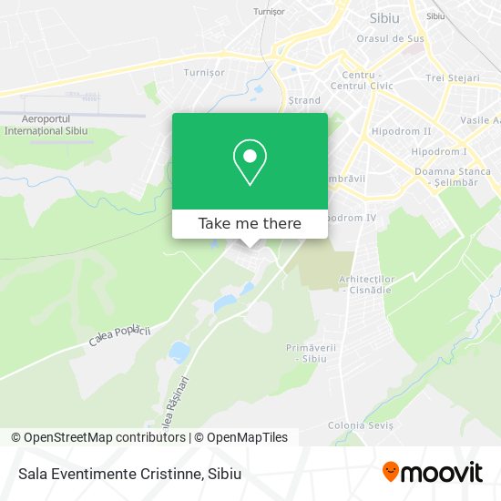 Sala Eventimente Cristinne map
