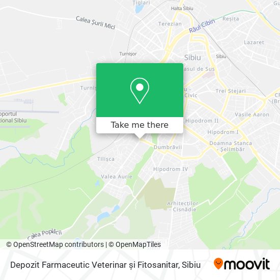 Depozit Farmaceutic Veterinar și Fitosanitar map