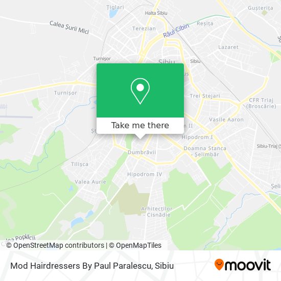 Mod Hairdressers By Paul Paralescu map