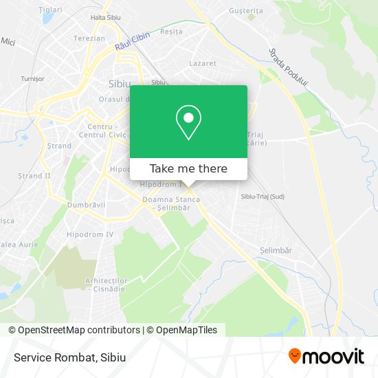 Service Rombat map