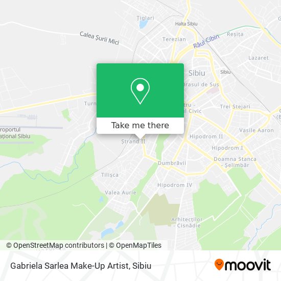 Gabriela Sarlea Make-Up Artist map
