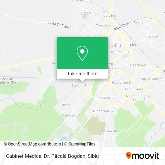 Cabinet Medical Dr. Păcală Bogdan map