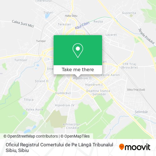Oficiul Registrul Comertului de Pe Lângă Tribunalul Sibiu map