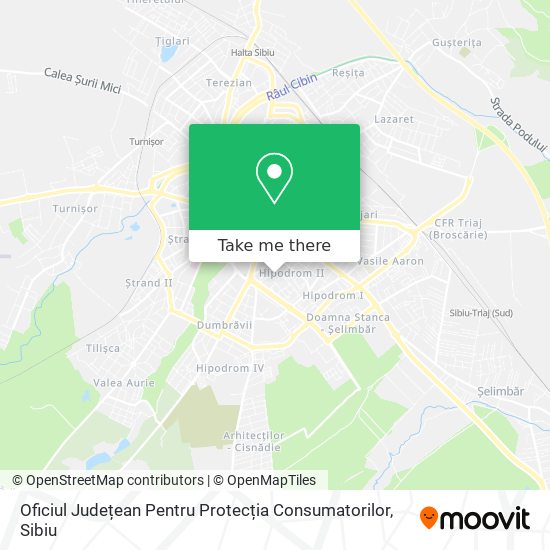Oficiul Județean Pentru Protecția Consumatorilor map