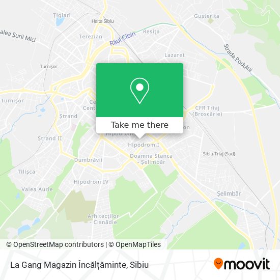 La Gang Magazin Încălțăminte map