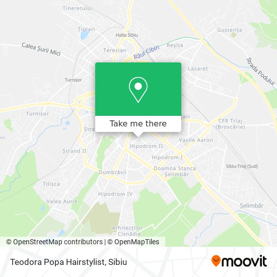 Teodora Popa Hairstylist map