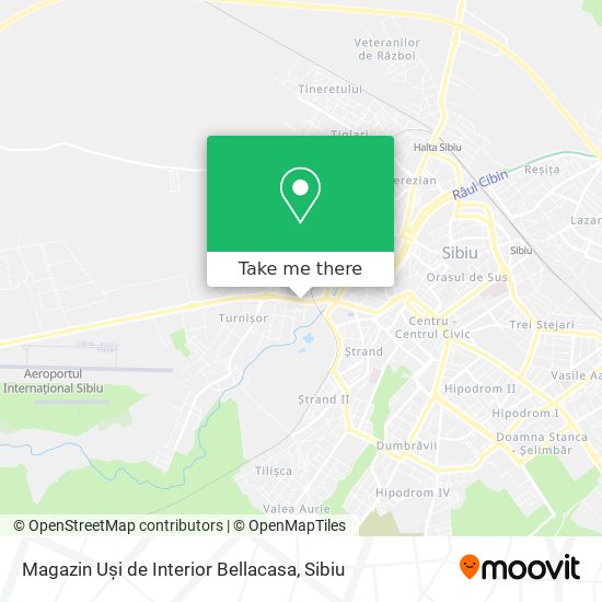Magazin Uși de Interior Bellacasa map