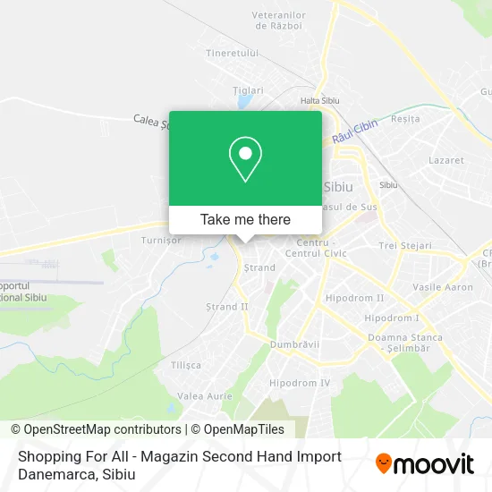 Shopping For All - Magazin Second Hand Import Danemarca map