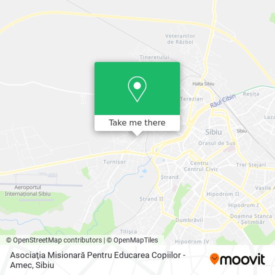 Asociaţia Misionară Pentru Educarea Copiilor - Amec map