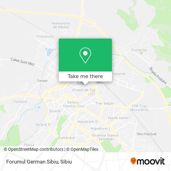 Forumul German Sibiu map