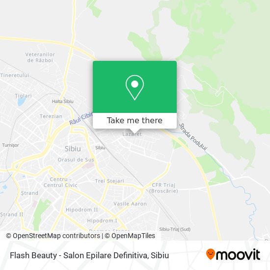 Flash Beauty - Salon Epilare Definitiva map