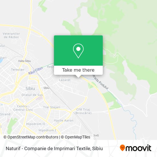 Naturif - Companie de Imprimari Textile map