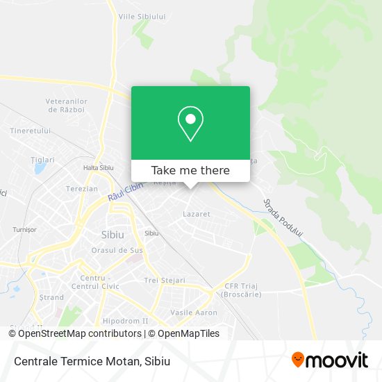 Centrale Termice Motan map