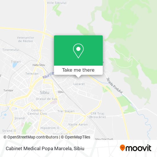 Cabinet Medical Popa Marcela map