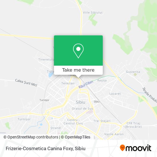 Frizerie-Cosmetica Canina Foxy map