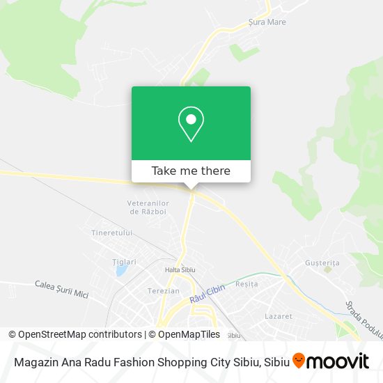 Magazin Ana Radu Fashion Shopping City Sibiu map