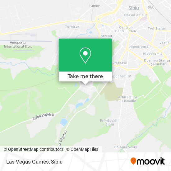 Las Vegas Games map