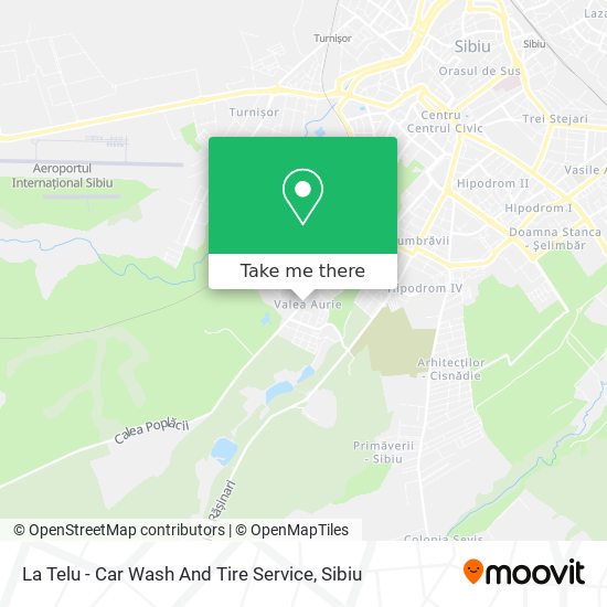 La Telu - Car Wash And Tire Service map