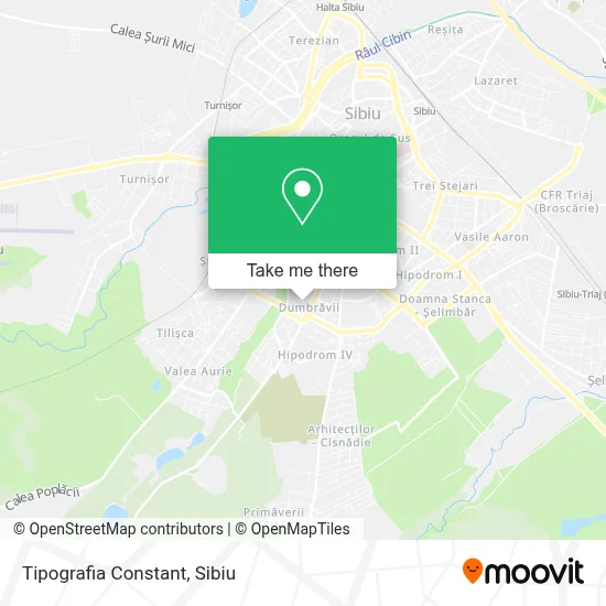 Tipografia Constant map