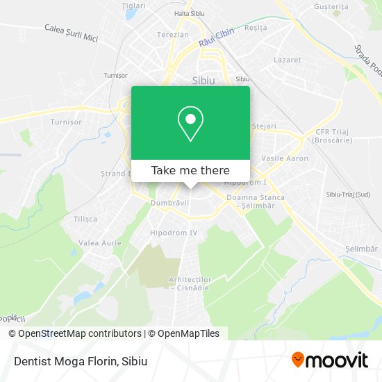 Dentist Moga Florin map