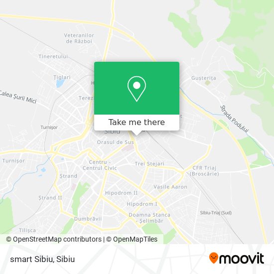 smart Sibiu map