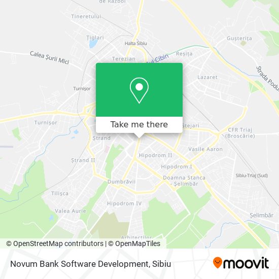 Novum Bank Software Development map
