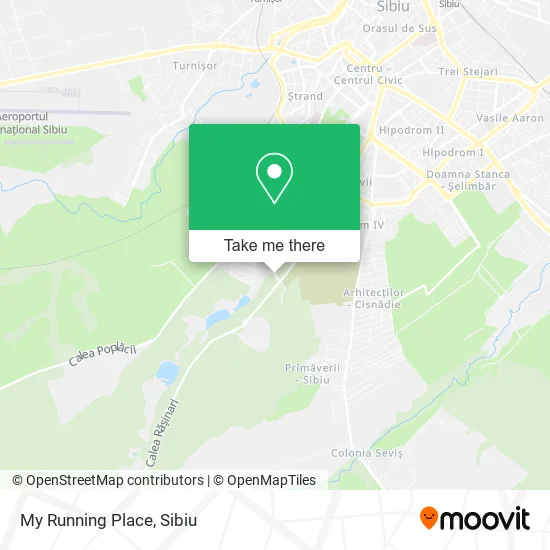 My Running Place map