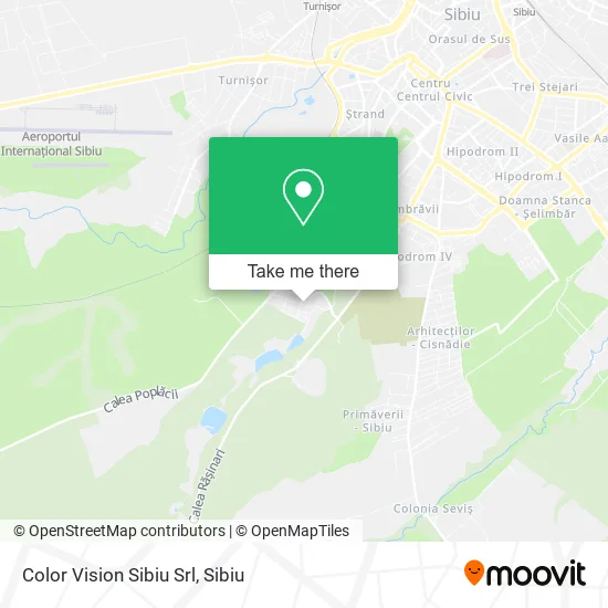 Color Vision Sibiu Srl map