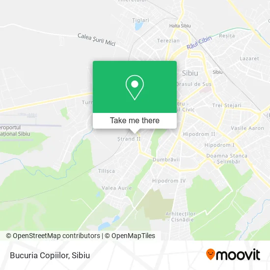 Bucuria Copiilor map