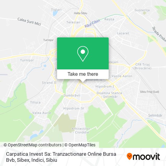 Carpatica Invest Sa: Tranzactionare Online Bursa Bvb, Sibex, Indici map