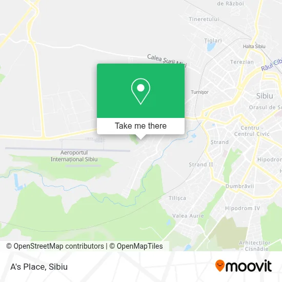 A's Place map
