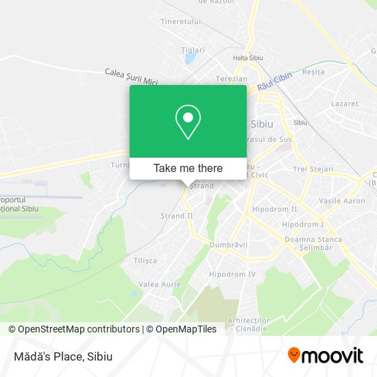 Mădă's Place map