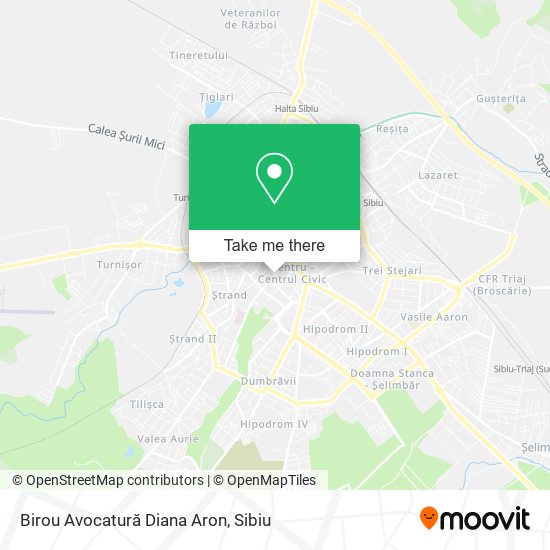 Birou Avocatură Diana Aron map