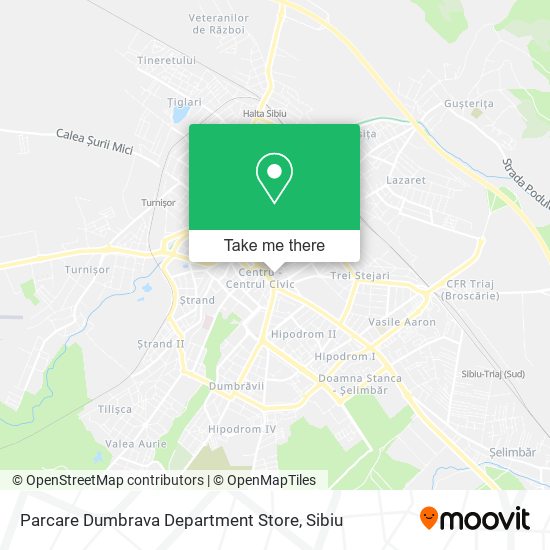 Parcare Dumbrava Department Store map