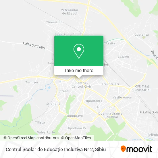 Centrul Școlar de Educație Incluzivă Nr 2 map