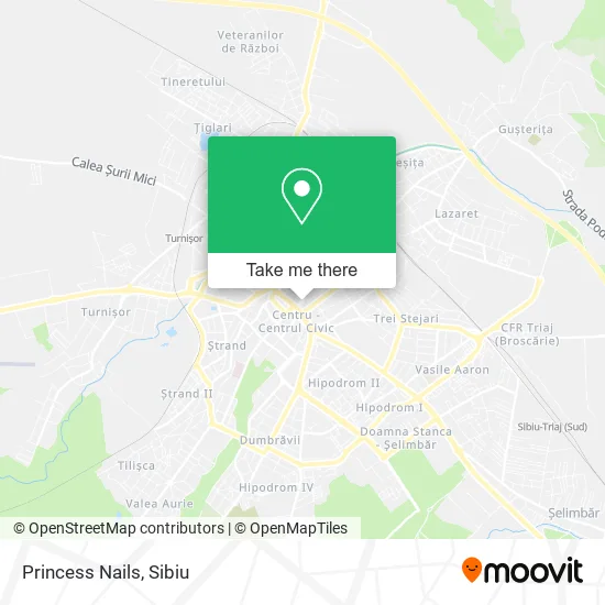 Princess Nails map